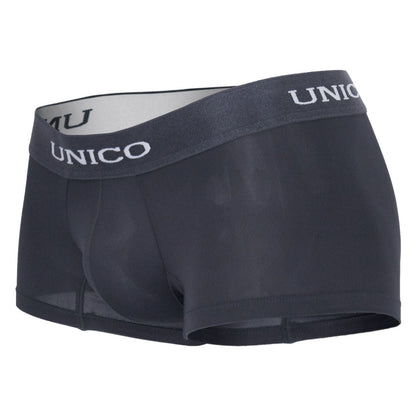 Unico ( ) Boxer Briefs Asfalto Microfiber - Gray