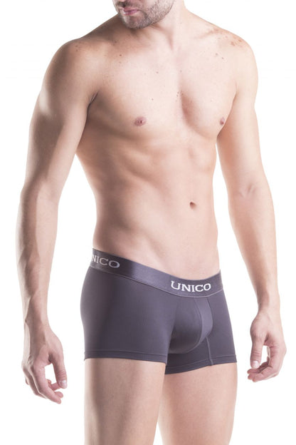 Unico ( ) Boxer Briefs Asfalto Microfiber - Gray