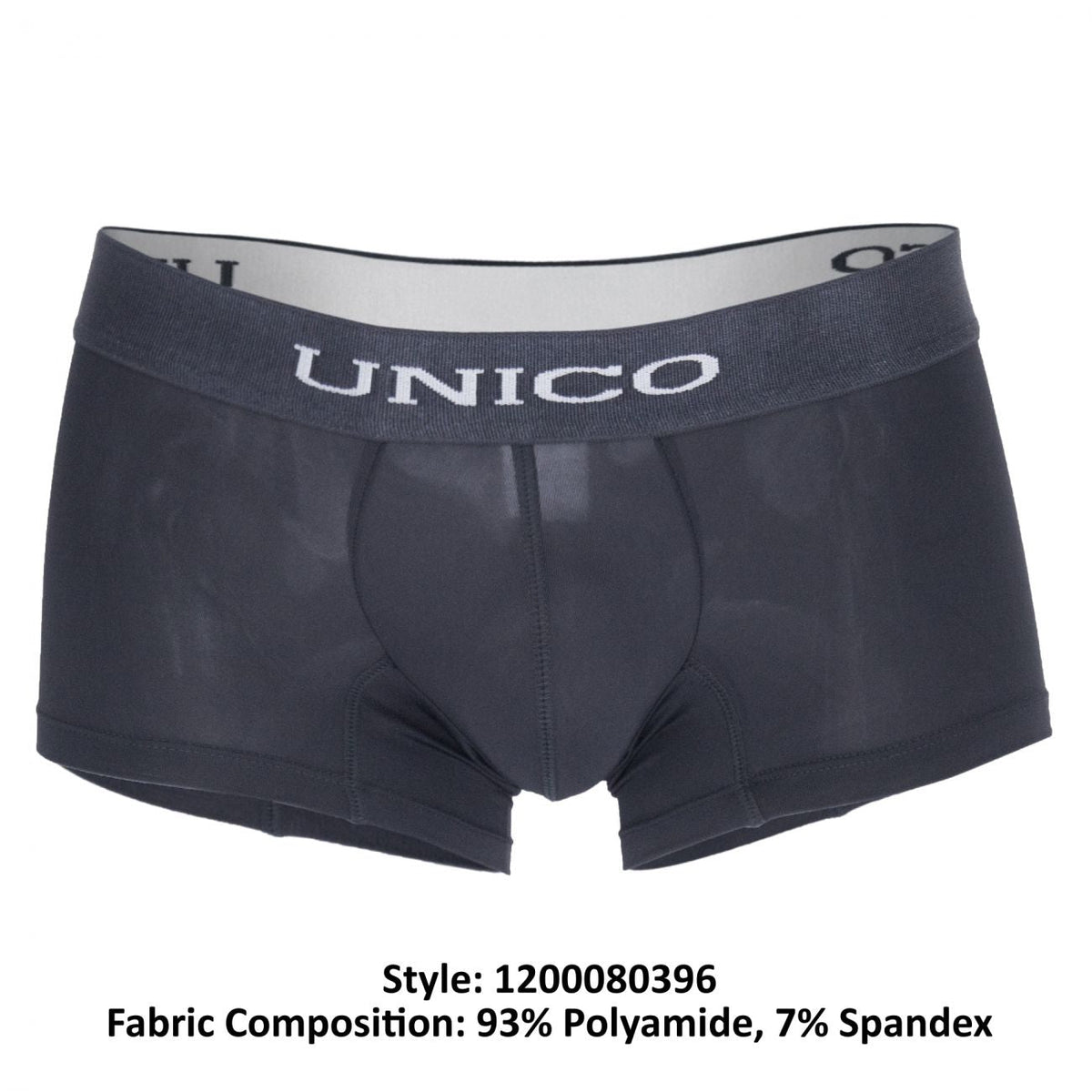 Unico ( ) Boxer Briefs Asfalto Microfiber - Gray