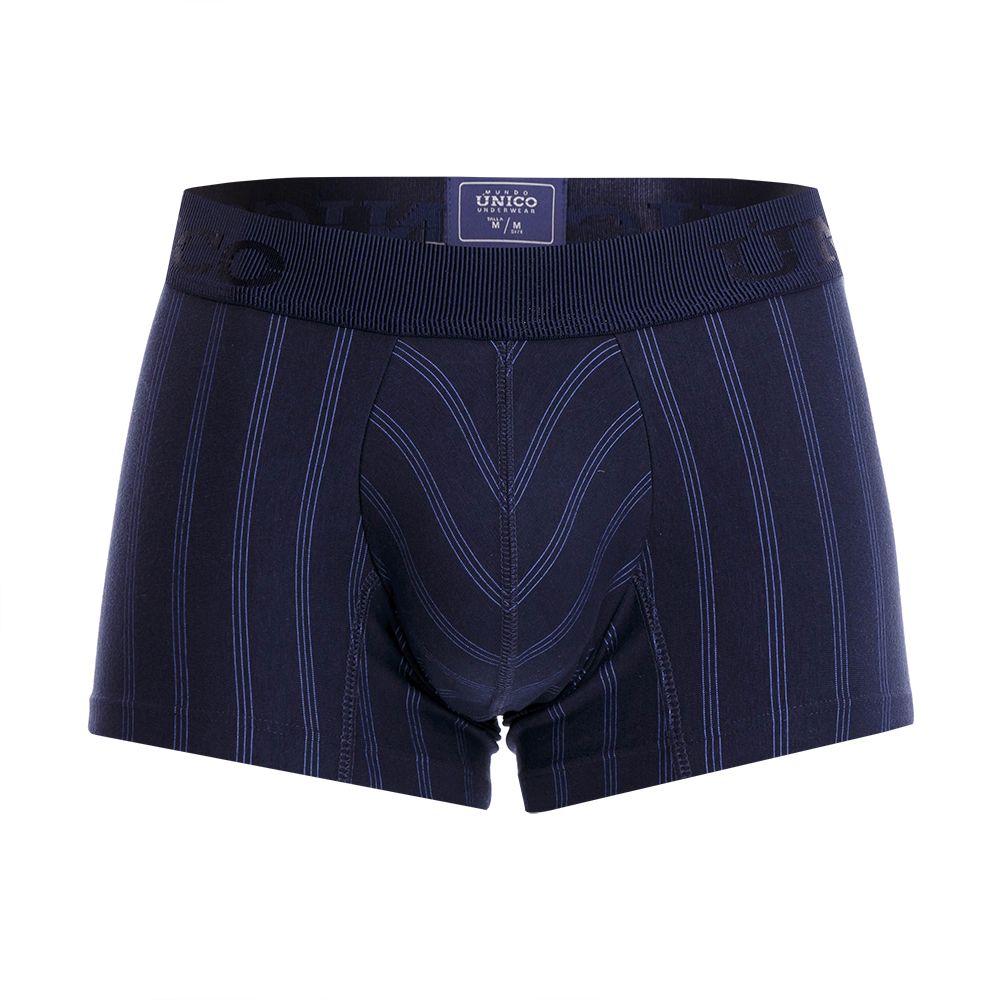 Mundo Unico Men's Underwear 22100100103 Senda Trunks Color 82-Dark Blue