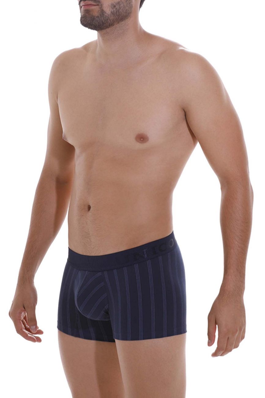 Mundo Unico Men's Underwear 22100100103 Senda Trunks Color 82-Dark Blue