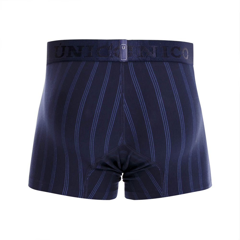 Mundo Unico Men's Underwear 22100100103 Senda Trunks Color 82-Dark Blue