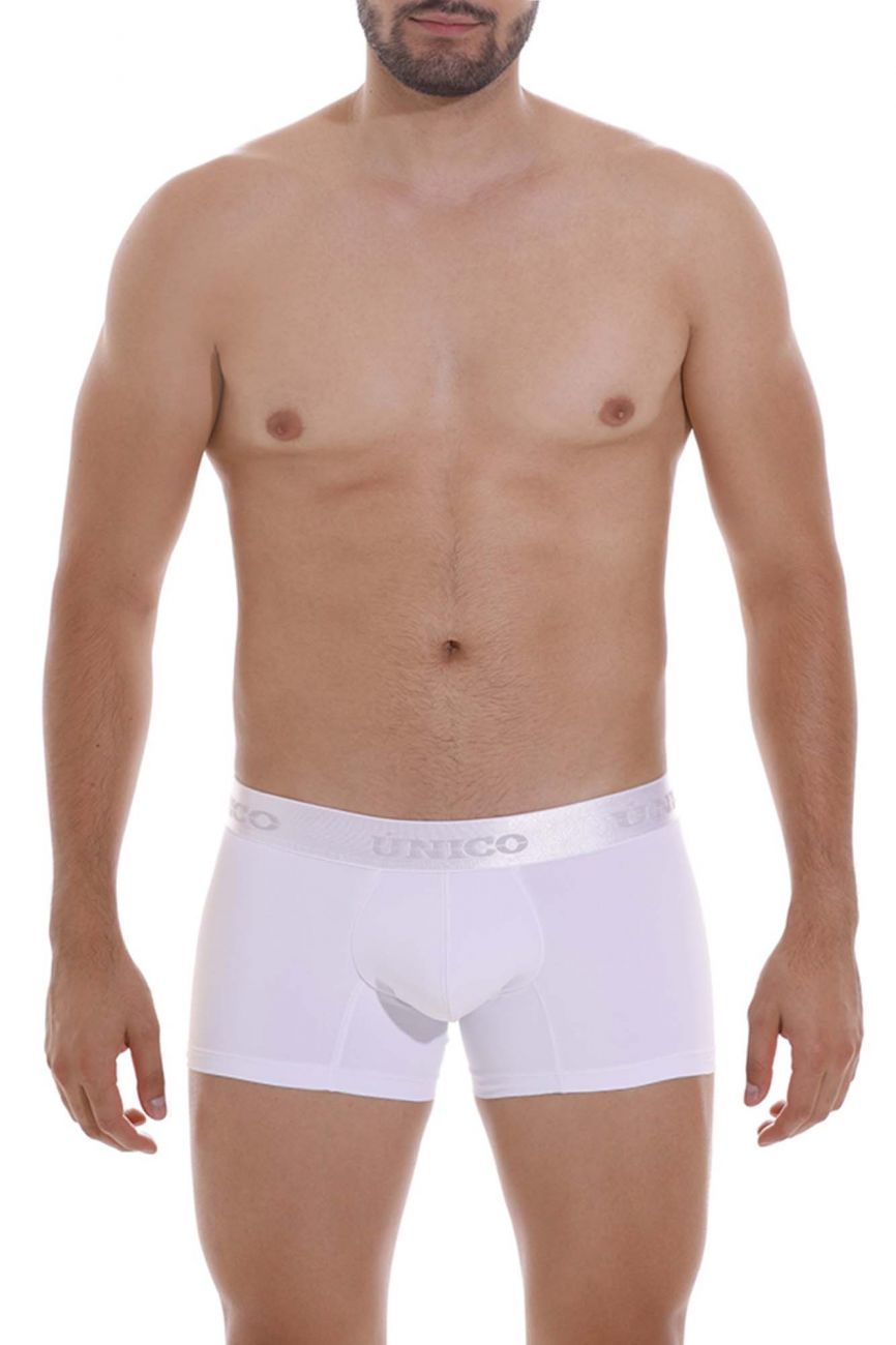 Mundo Unico Men's Underwear 22120100101 Cristalino A22 Trunks Color 00-White