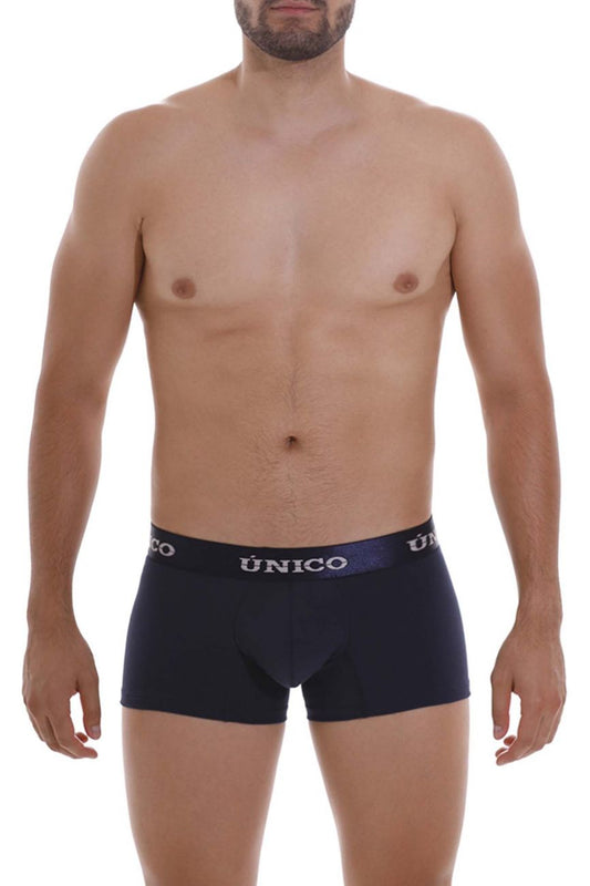 Mundo Unico Men's Underwear 22120100102 Profundo A22 Trunks Color 82-Dark Blue