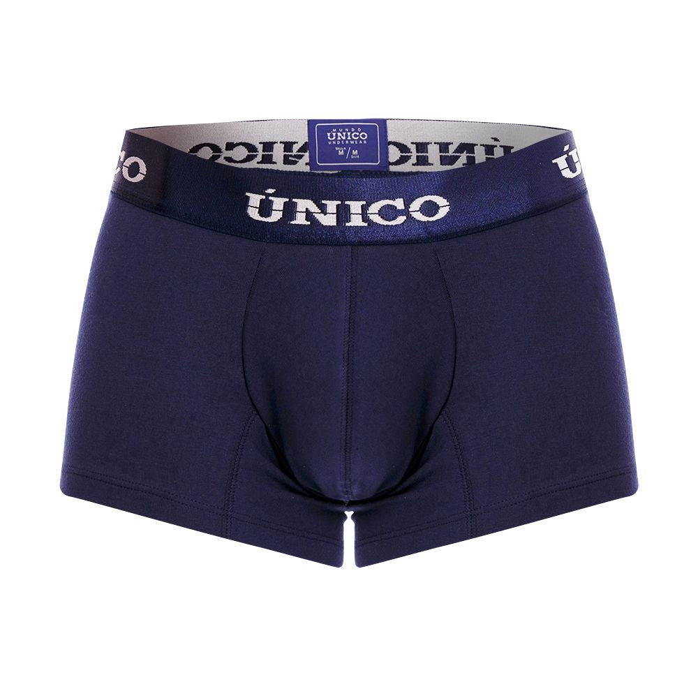 Mundo Unico Men's Underwear 22120100102 Profundo A22 Trunks Color 82-Dark Blue