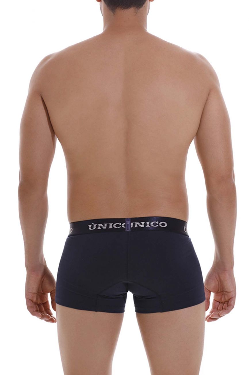 Mundo Unico Men's Underwear 22120100102 Profundo A22 Trunks Color 82-Dark Blue