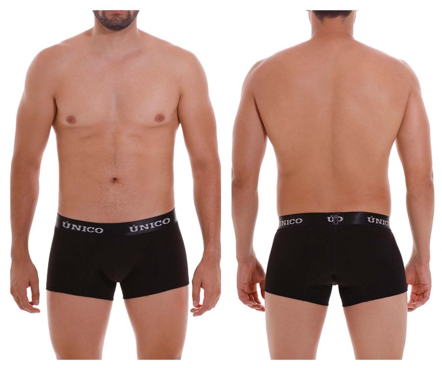 Mundo Unico Men's Underwear 22120100103 Intenso A22 Trunks Color 99-Black
