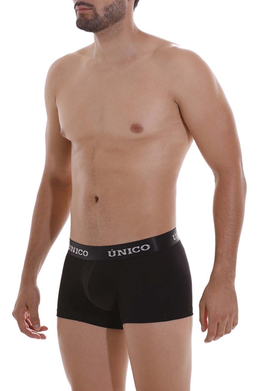 Mundo Unico Men's Underwear 22120100103 Intenso A22 Trunks Color 99-Black