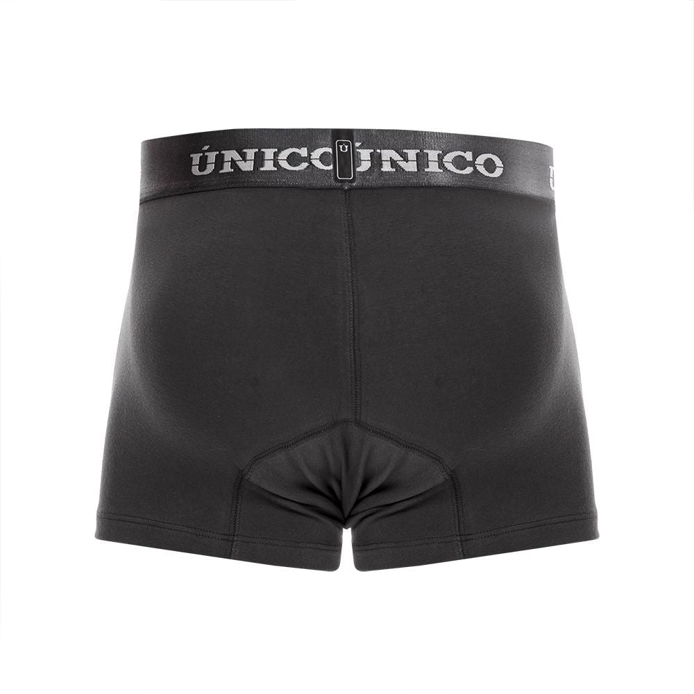 Mundo Unico Men's Underwear 22120100104 Asfalto A22 Trunks Color 96-Dark Gray