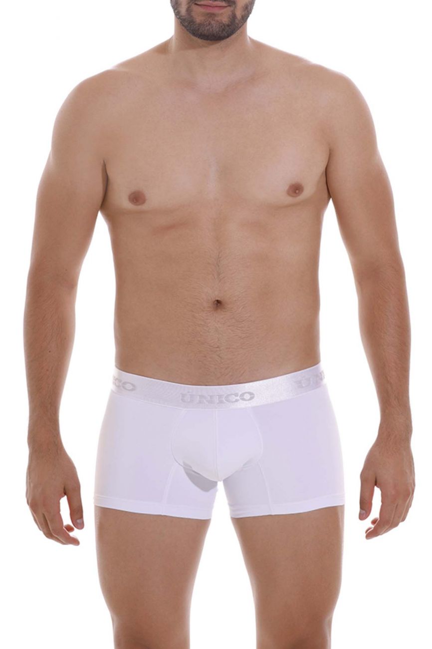 Mundo Unico Men's Underwear 22120100105 Cristalino M22 Trunks Color 00-White