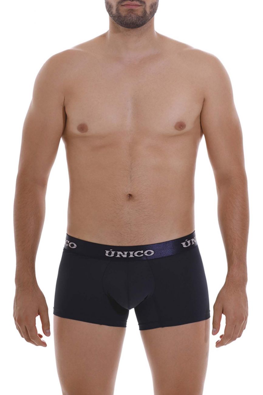 Mundo Unico Men's Underwear 22120100106 Profundo M22 Trunks Color 82-Dark Blue
