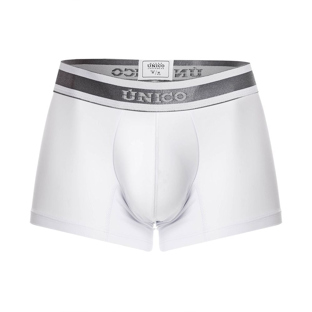 Mundo Unico Men's Underwear 22120100109 Lustre A22 Trunks Color 00-White