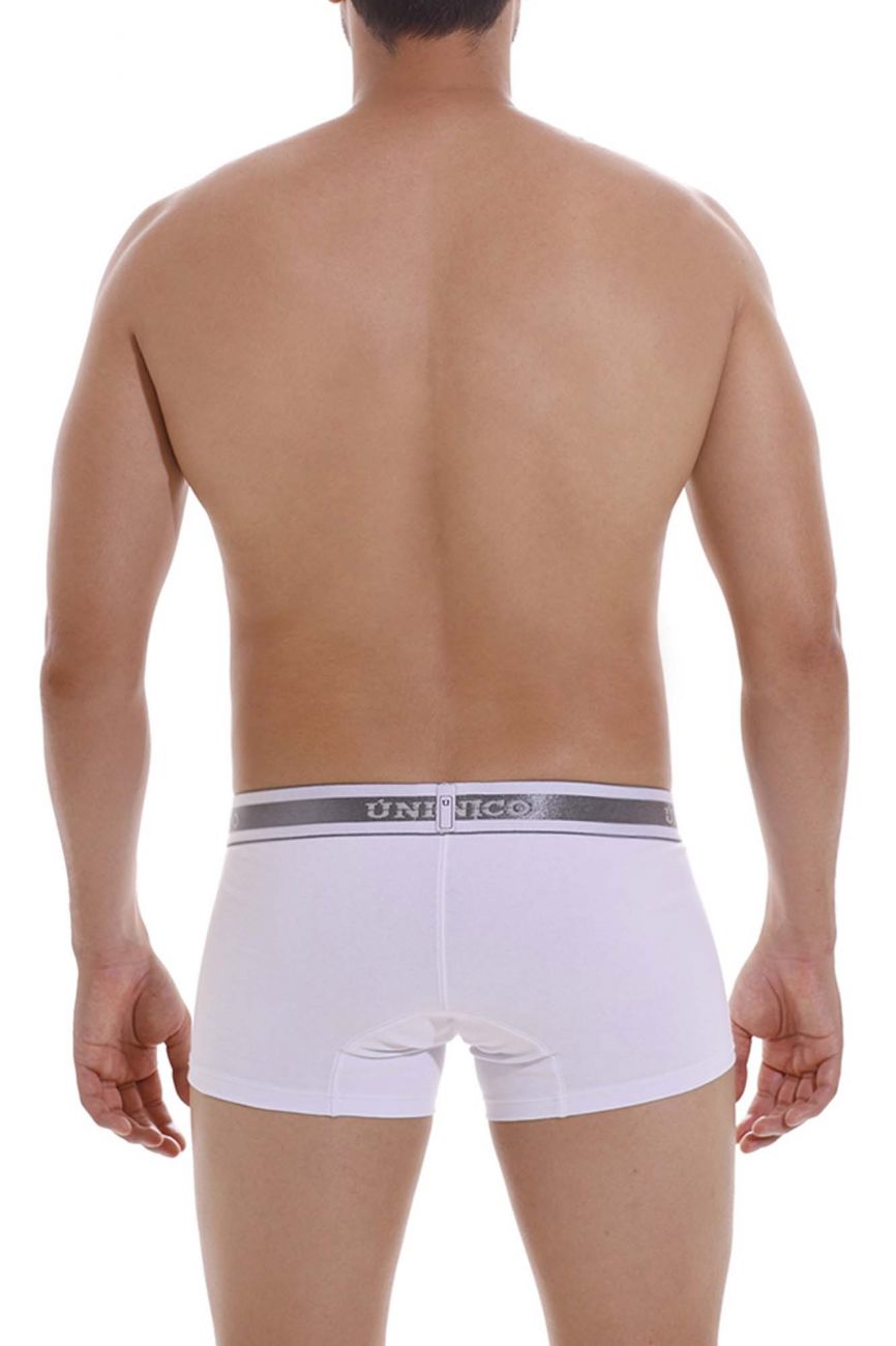 Mundo Unico Men's Underwear 22120100109 Lustre A22 Trunks Color 00-White
