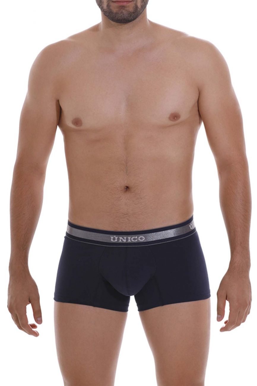 Mundo Unico Men's Underwear 22120100110 Cardenal A22 Trunks Color 82-Dark Blue