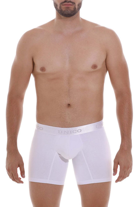 Mundo Unico Men's Underwear 22120100201 Cristalino A22 Boxer Briefs Color 00-White