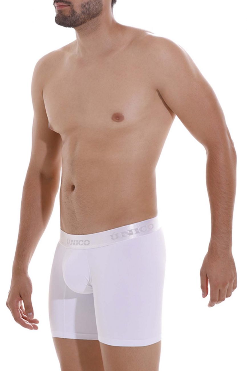 Mundo Unico Men's Underwear 22120100201 Cristalino A22 Boxer Briefs Color 00-White