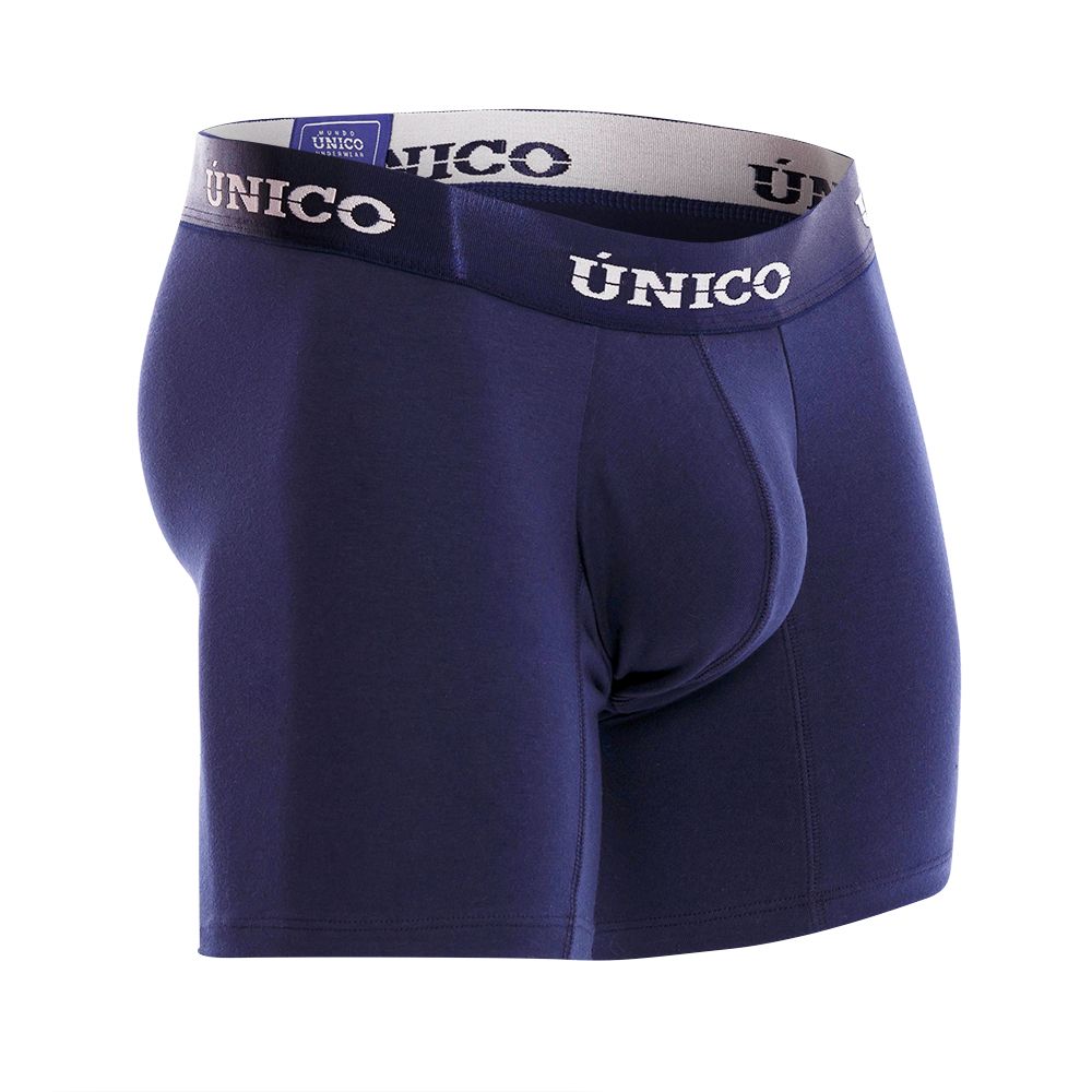 Mundo Unico Men's Underwear 22120100202 Profundo A22 Boxer Briefs Color 82-Dark Blue