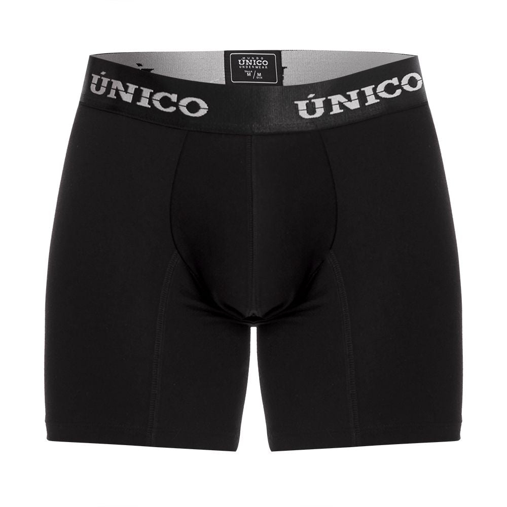 Mundo Unico Men's Underwear 22120100203 Intenso A22 Boxer Briefs Color 99-Black