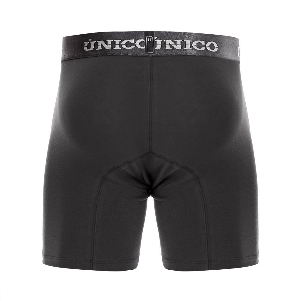 Mundo Unico Men's Underwear 22120100204 Asfalto A22 Boxer Briefs Color 96-Dark Gray