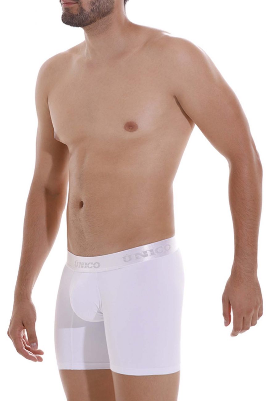 Mundo Unico Men's Underwear 22120100205 Cristalino M22 Boxer Briefs Color 00-White