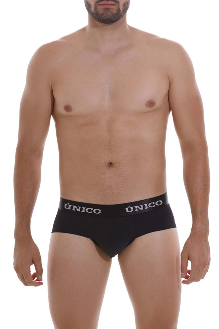 Mundo Unico Men's Underwear 22120201103 Intenso A22 Briefs Color 99-Black