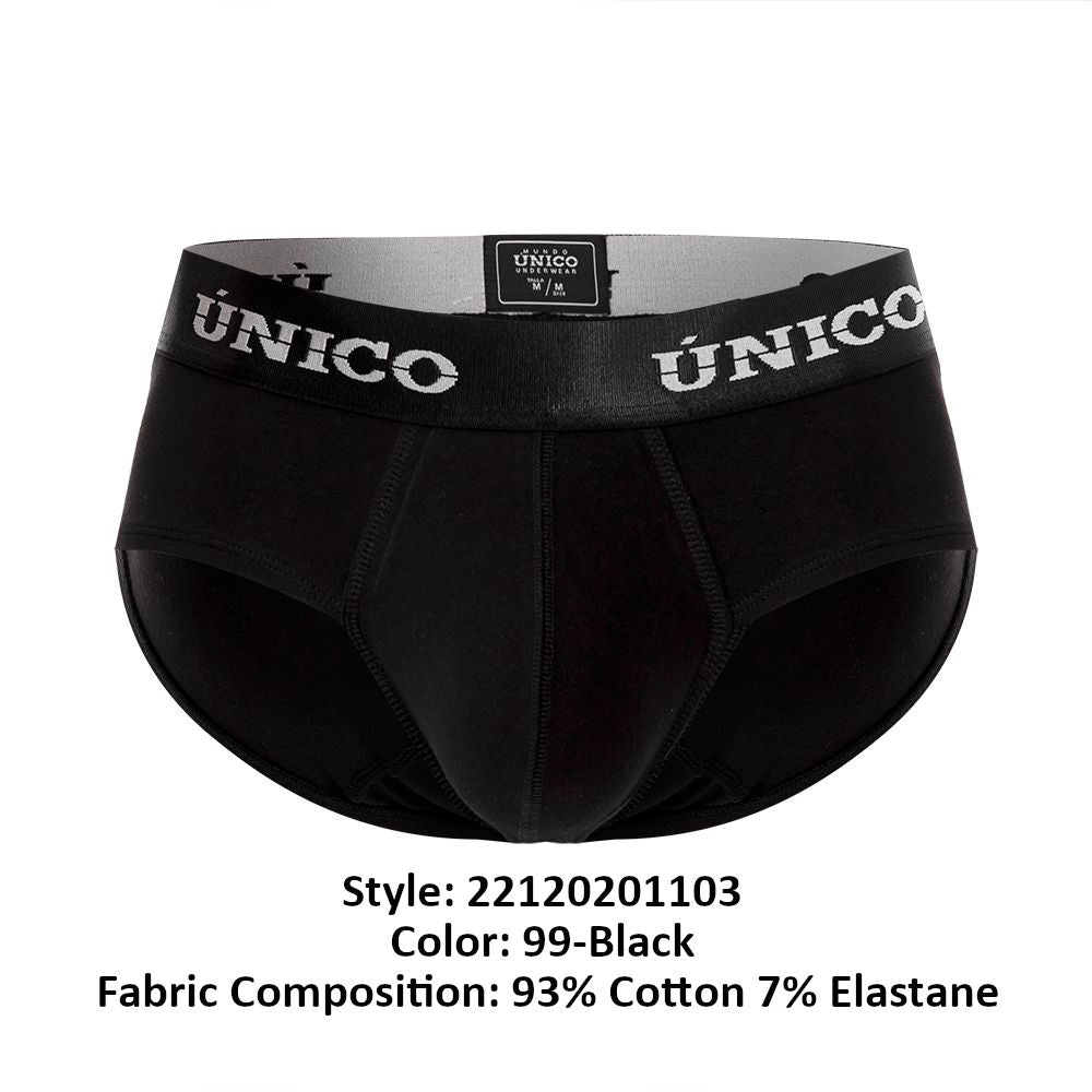 Intenso Cotton Black Brief - view 8