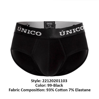 Intenso Cotton Black Brief - view 8