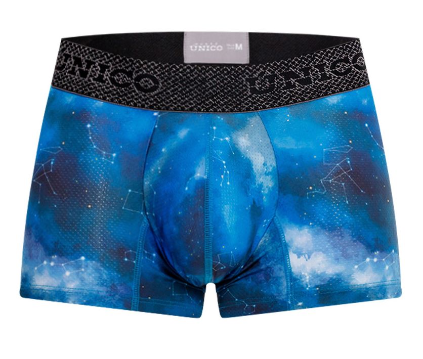 Mundo Unico Men's Underwear 24080100110 Infinito Trunks Color 46-Blue