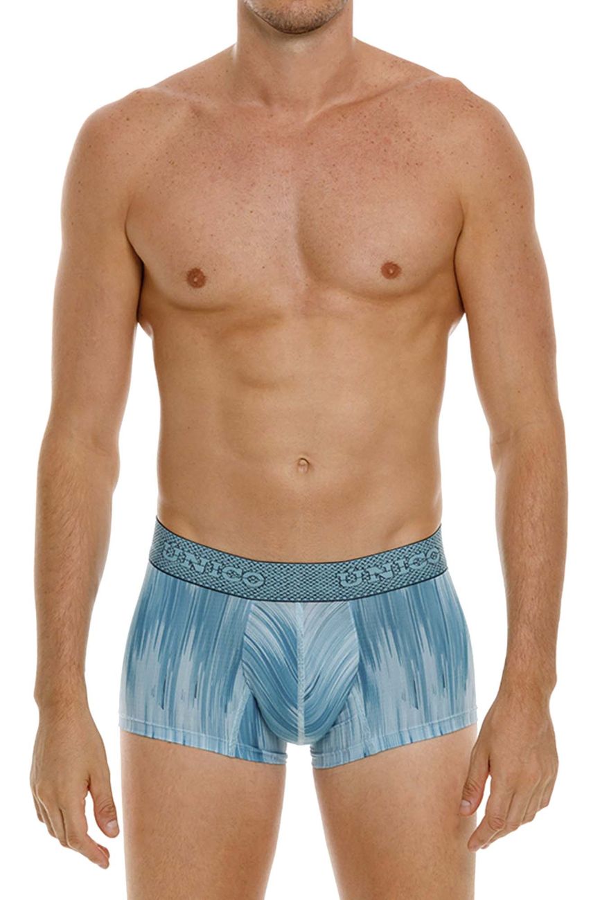 Mundo Unico Men's Underwear 24080100112 Hilada Trunks Color 43-Blue