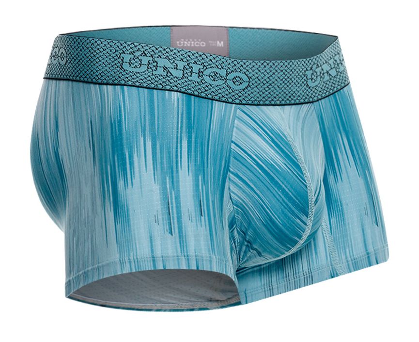 Mundo Unico Men's Underwear 24080100112 Hilada Trunks Color 43-Blue