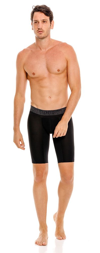 Mundo Unico Men's Underwear 24080100322 Ardid Boxer Briefs Color 99-Black