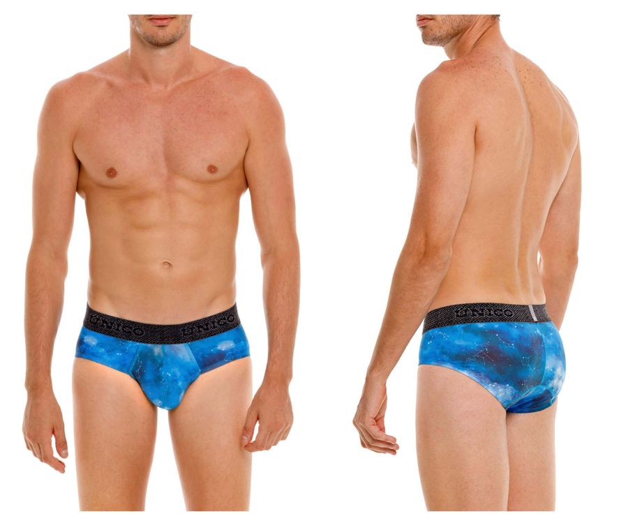 Mundo Unico Men's Underwear 24080101110 Infinito Briefs Color 46-Blue