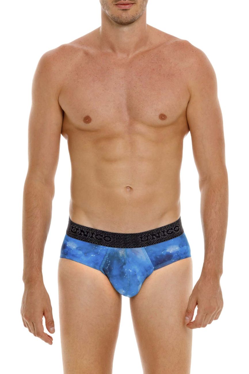 Mundo Unico Men's Underwear 24080101110 Infinito Briefs Color 46-Blue