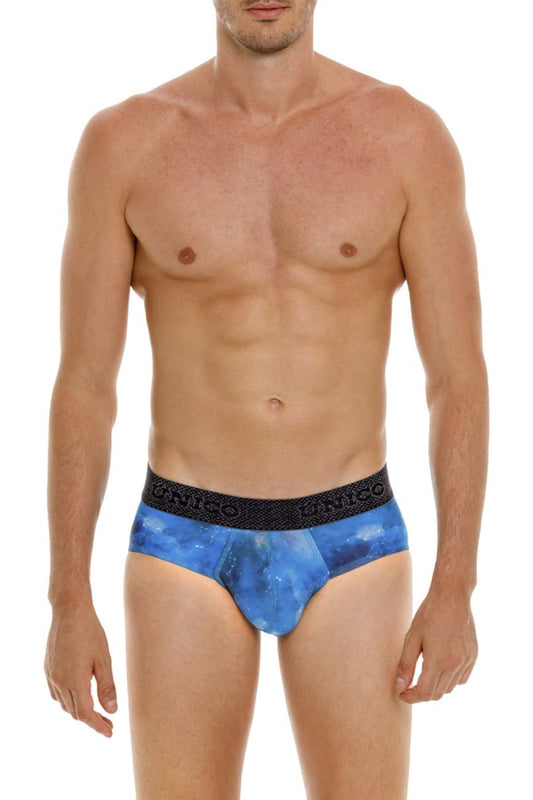 Mundo Unico Men's Underwear 24080101110 Infinito Briefs Color 46-Blue