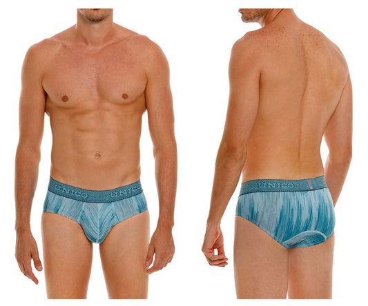 Mundo Unico Men's Underwear 24080101112 Hilada Briefs Color 43-Blue
