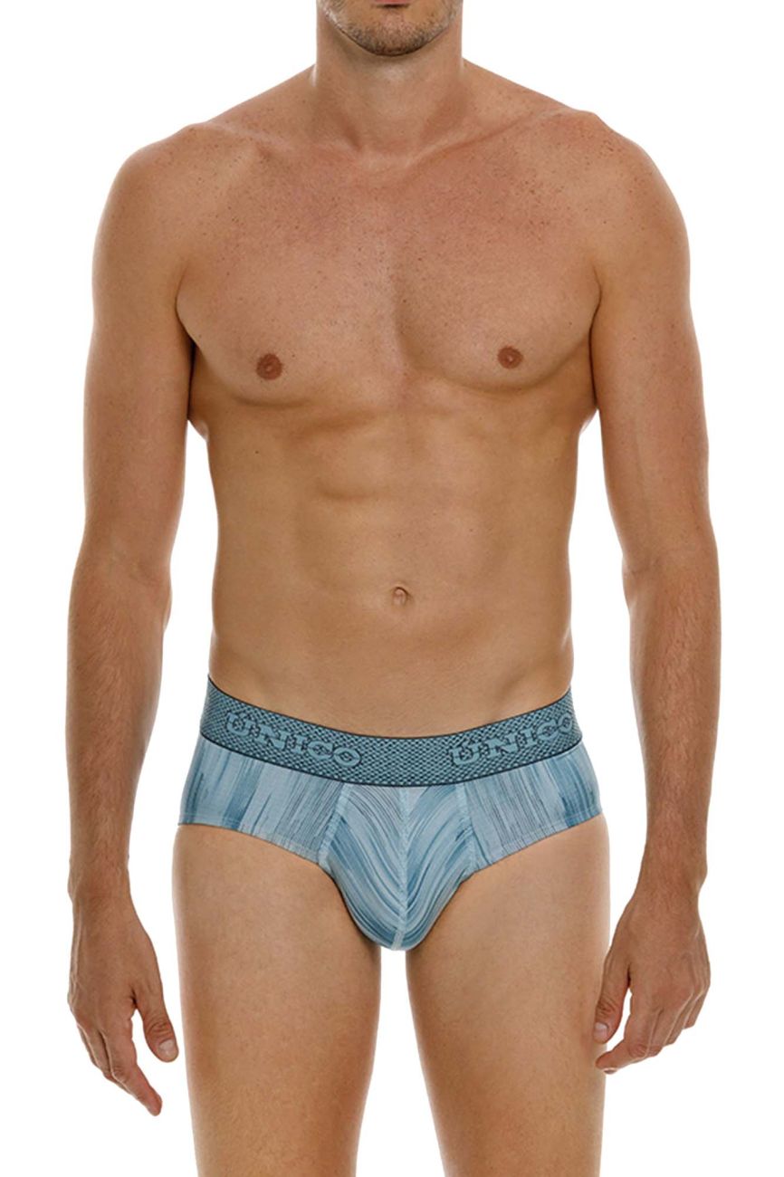 Mundo Unico Men's Underwear 24080101112 Hilada Briefs Color 43-Blue