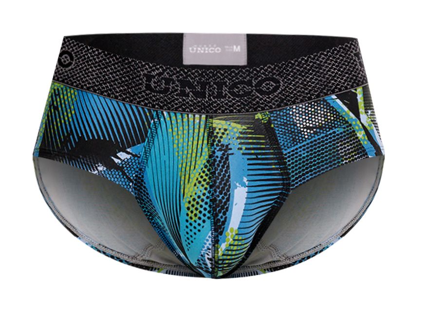 Mundo Unico Men's Underwear 24080101117 Trino Briefs Color 99-Printed