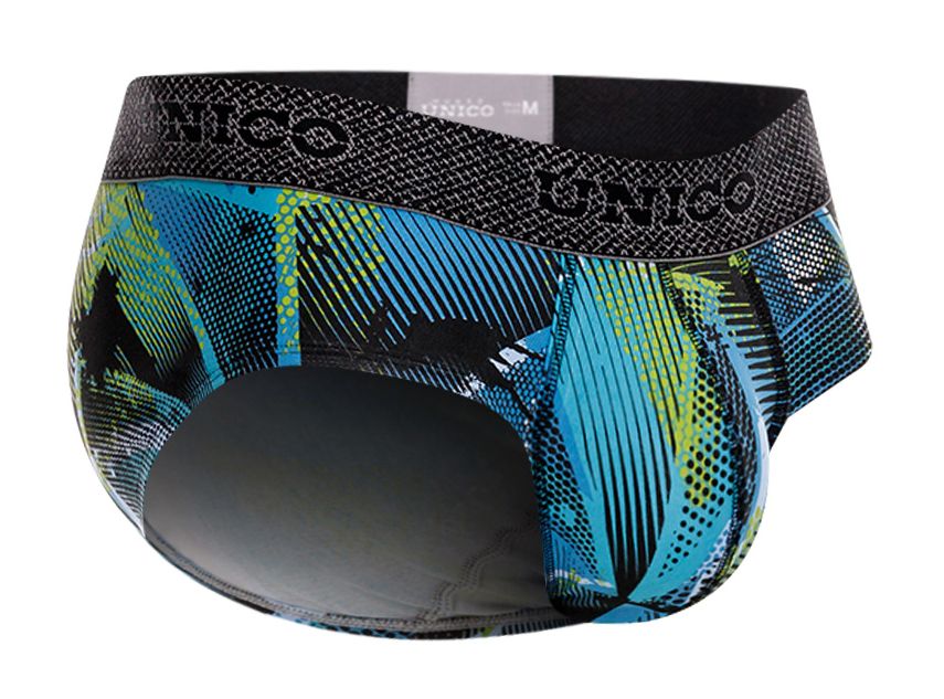 Mundo Unico Men's Underwear 24080101117 Trino Briefs Color 99-Printed