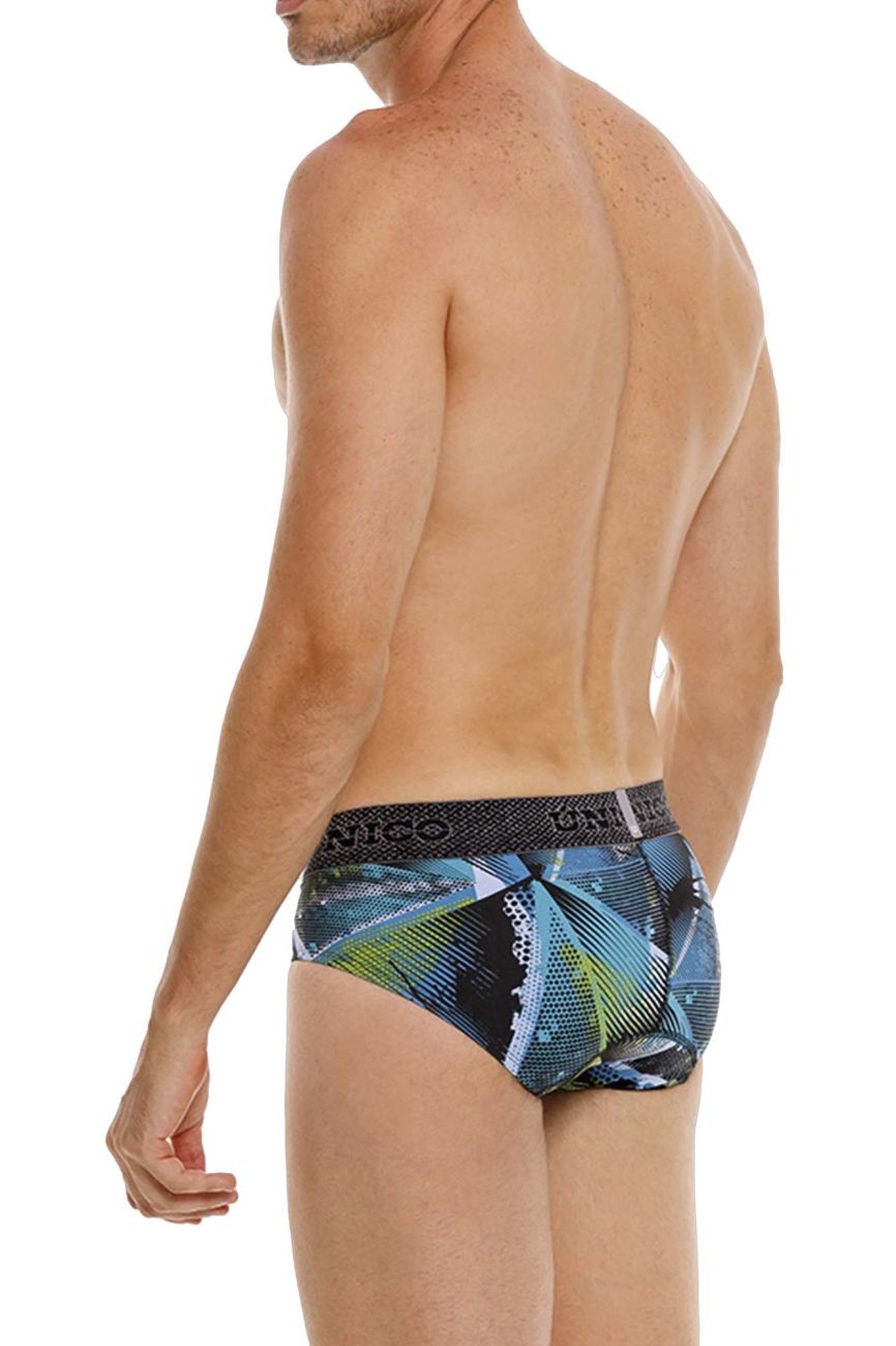 Mundo Unico Men's Underwear 24080101117 Trino Briefs Color 99-Printed