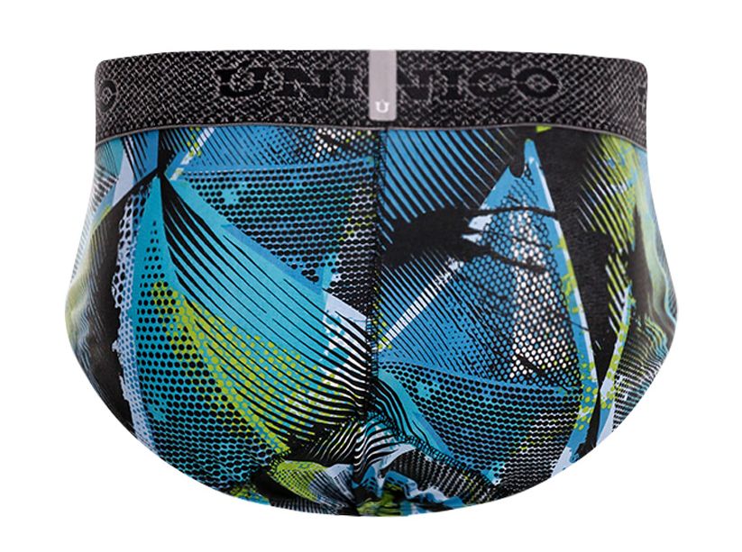 Mundo Unico Men's Underwear 24080101117 Trino Briefs Color 99-Printed