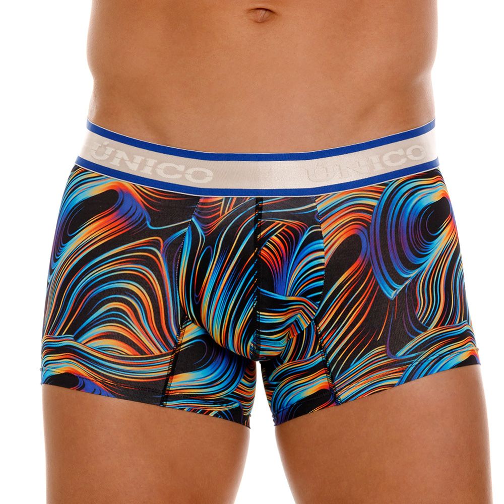 Mundo Unico Men's Underwear 24100100104 Calamo Trunks Color 99-Black