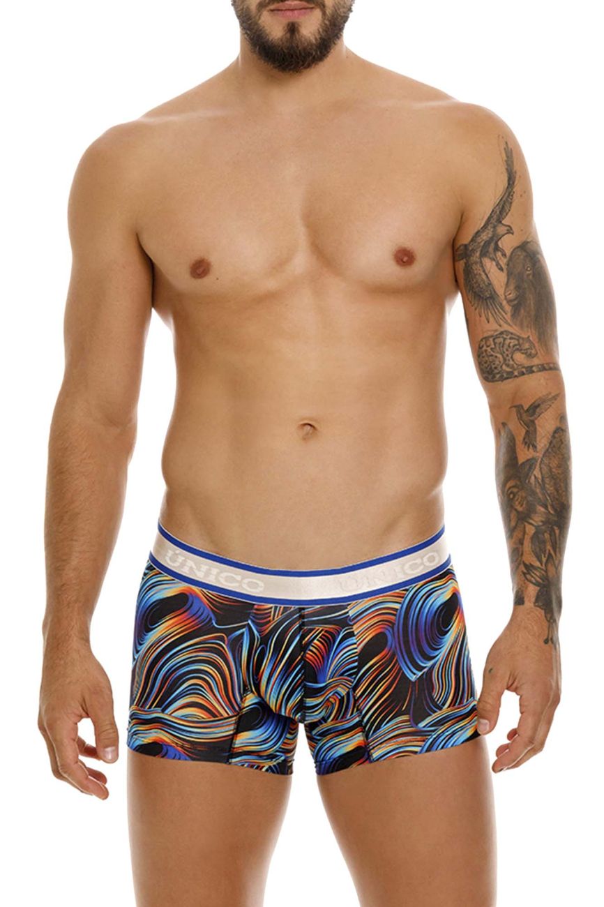 Mundo Unico Men's Underwear 24100100104 Calamo Trunks Color 99-Black