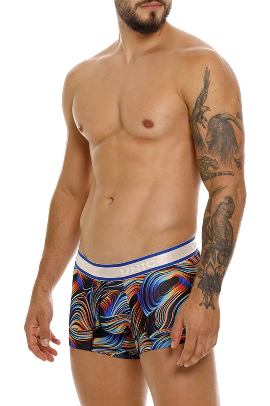 Mundo Unico Men's Underwear 24100100104 Calamo Trunks Color 99-Black
