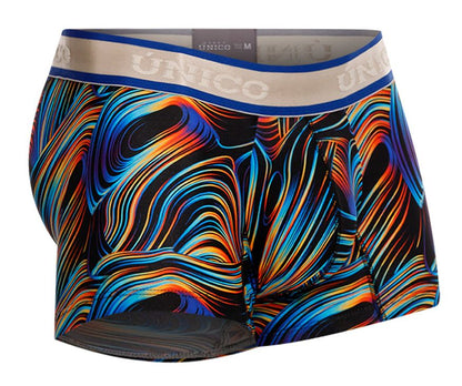 Mundo Unico Men's Underwear 24100100104 Calamo Trunks Color 99-Black