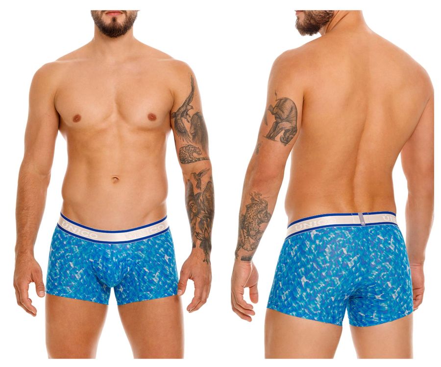 Mundo Unico Men's Underwear 24100100106 Palindromo Trunks Color 46-Blue