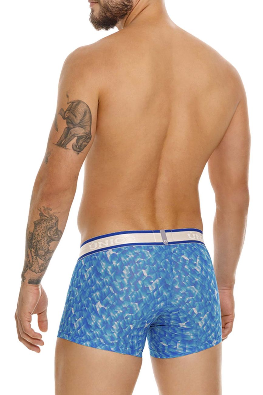 Mundo Unico Men's Underwear 24100100106 Palindromo Trunks Color 46-Blue