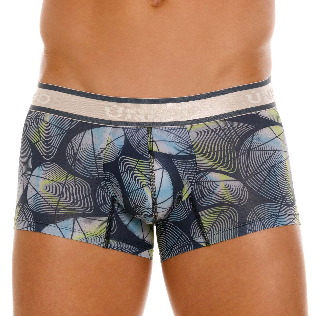 Mundo Unico Men's Underwear 24100100113 Resplandecer Trunks Color 59-Gray