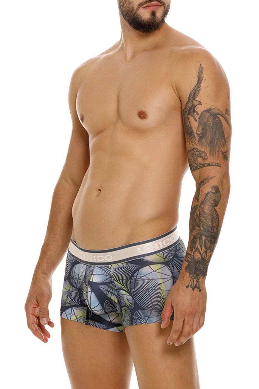 Mundo Unico Men's Underwear 24100100113 Resplandecer Trunks Color 59-Gray