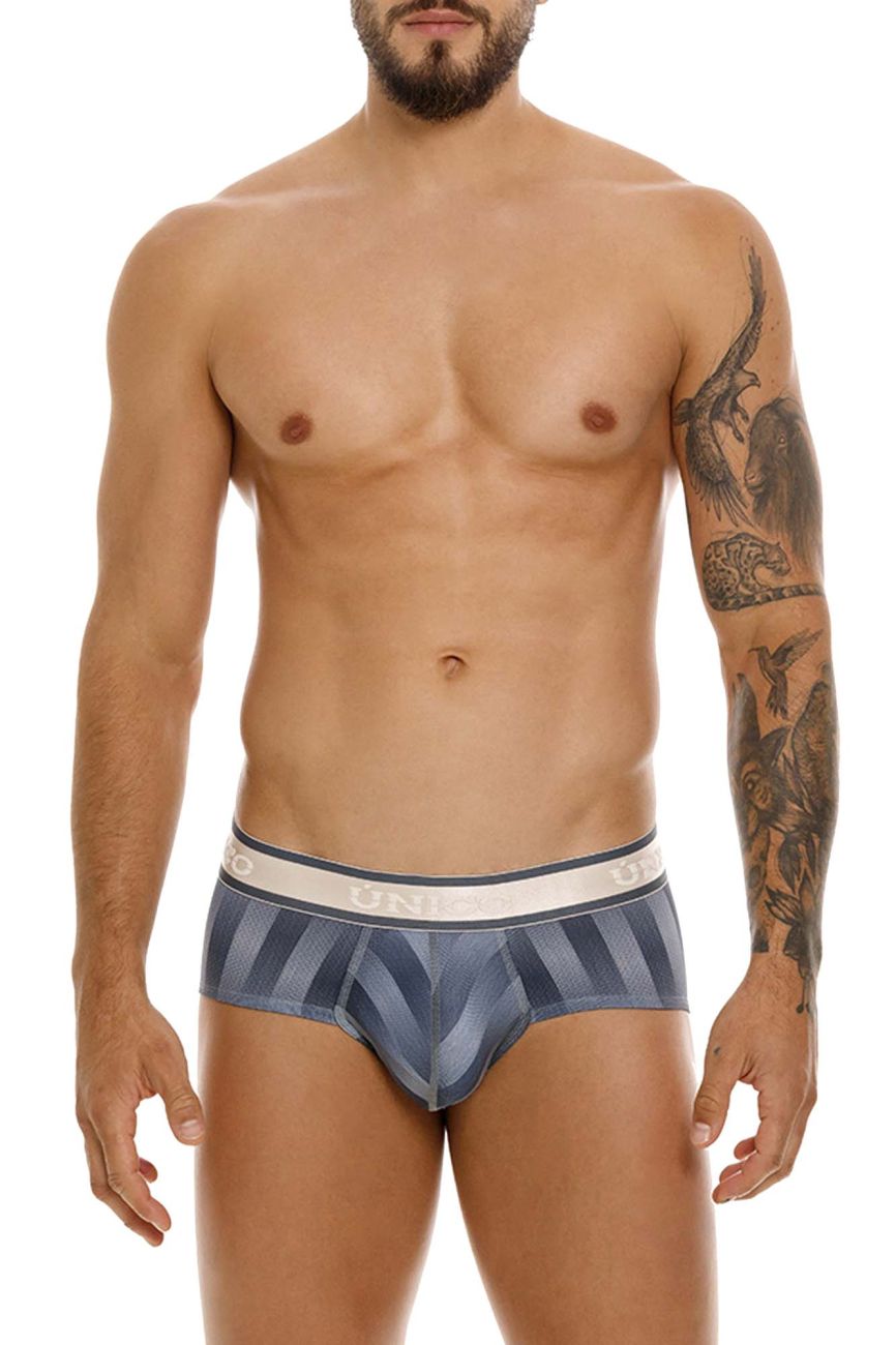 Mundo Unico Men's Underwear 24100101114 Ejes Briefs Color 59-Gray