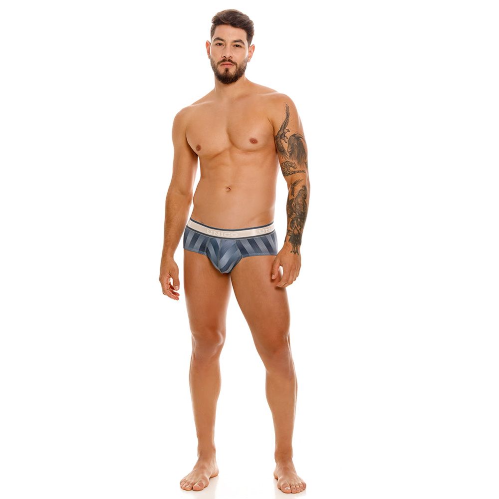 Mundo Unico Men's Underwear 24100101114 Ejes Briefs Color 59-Gray
